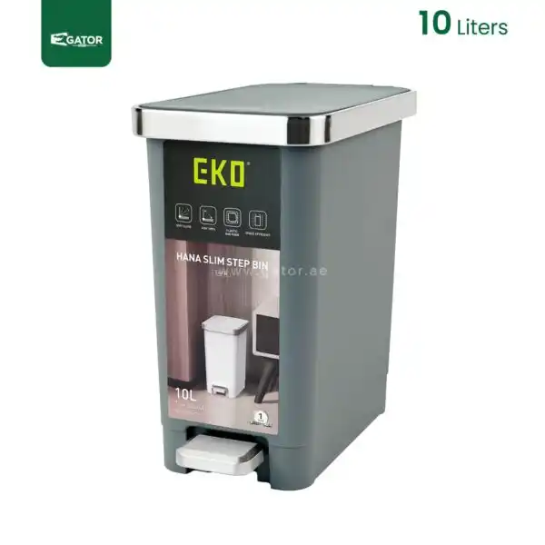 10L Slim Step Bin Gator UAE EK01-10