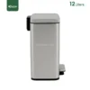 12 Litres Fingerprint Resistant Waste Bin Gator UAE SS94-12