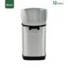 12 Litres Rectangle Pedal Trash Bin Gator SS32-12