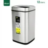 12 litres Fingerprint Proof Open Top Bin Gator SS50-12