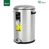 12 litres Heavy Duty Stainless Steel Bin Gator UAE SS46-12