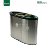 180 Litres Stainless Steel Recycle Bin 240L Gator UAE RB32-180