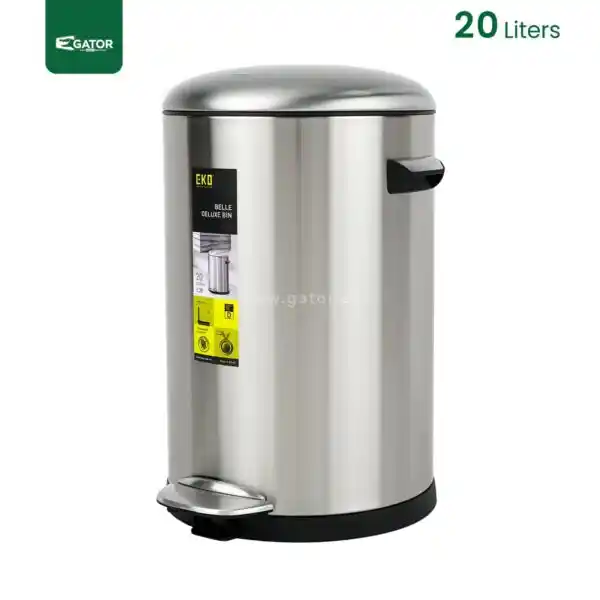 20 Litres Heavy Duty Stainless Steel Bin Gator UAE SS46-20