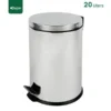 20 Litres Stainless Steel Pedal Waste Bin Gator SS01-20