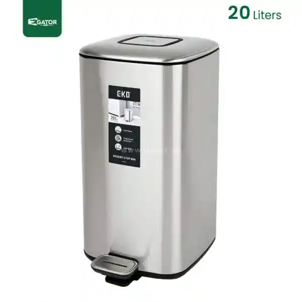 20 litres Square Soft Close Bin Gator SS68-20