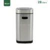 28 litres Fingerprint Proof Open Top Bin Gator SS50-28
