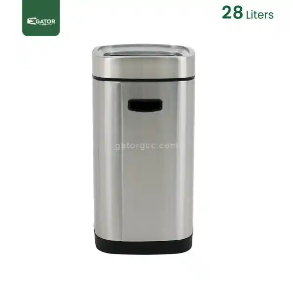28 litres Fingerprint Proof Open Top Bin Gator SS50-28