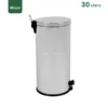 30 Litres Stainless Steel Pedal Waste Bin Gator SS01-30