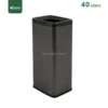40 Litres Live Open Top Steel Trash Bin Gator UAE SS31-40