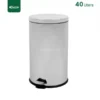 40 Litres Stainless Steel Pedal Waste Bin Gator SS01-40