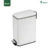 5 litres Brushed Stainless Steel Waste Bin Gator SS48-5