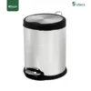 5 litres Silent Close Pedal Bin Gator SS07-5