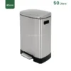 50 Litres Rectangle Pedal Trash Bin Gator SS32-50