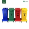 60 litres Ashtray Recycle Bin Gator UAE GC79-set