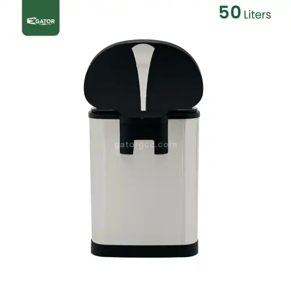 Back side Semi Round Pedal Bin Gator UAE SS18-50