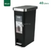 Black 40L Slim Step Bin Gator UAE EK02K
