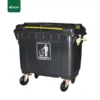 Black 660 Liter Garbage Bin Gator UAE GC49K-660