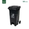 Black Plastic Garbage Bin Gator UAE GC50K