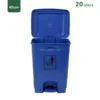 Blue Opened Plastic Waste Bin 20L gator Bins GC35B