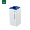 Blue Outdoor Ashtray Recycle Bin Gator UAE RB23B