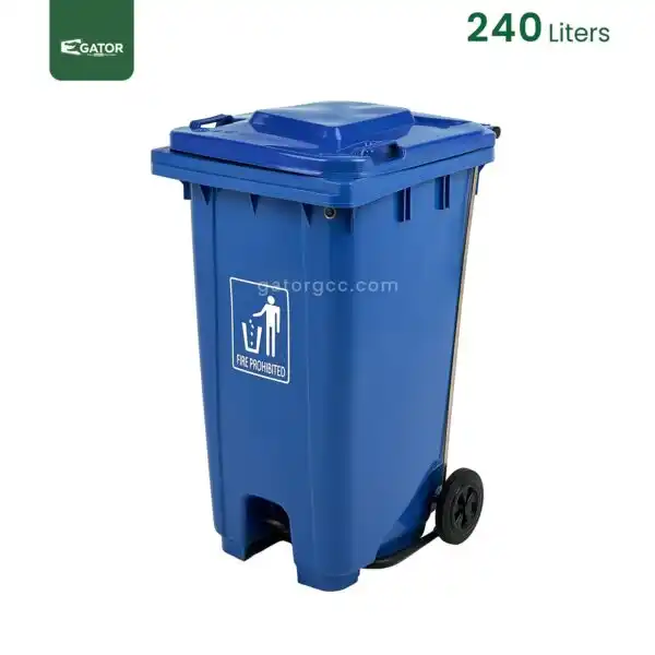 Blue Plastic Garbage Bin Gator UAE GC50 B-240