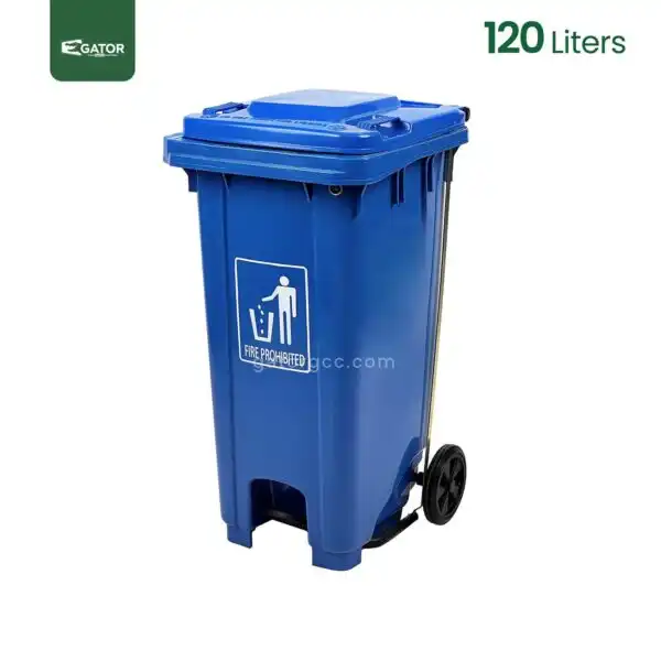 Blue Plastic Garbage Bin Gator UAE GC50B-120