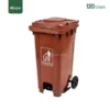Brown Plastic Garbage Bin Gator UAE GC50N-120
