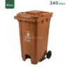 Brown Plastic Garbage Bin Gator UAE GC50N-240