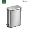Brushed Stainless Steel Waste Bin Gator SS48-12