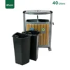 Detail Wooden Ashtray Recycle Bin Gator UAE RB06-40