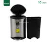 Details Stainless Steel Pedal Bin Gator UAE SS56-10