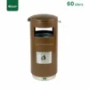 Dome Top Outdoor Garbage Bin Gator UAE RB21-60