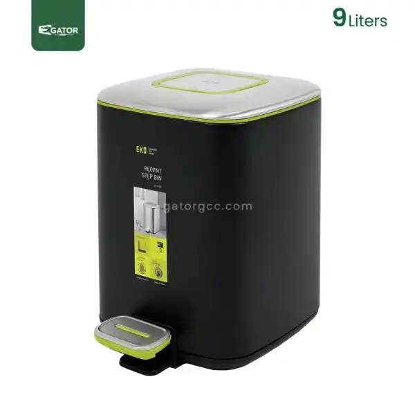 EKO Square Step Trash Bin Gator SS71-9