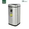 Fingerprint Proof Open Top Bin Gator SS50-28