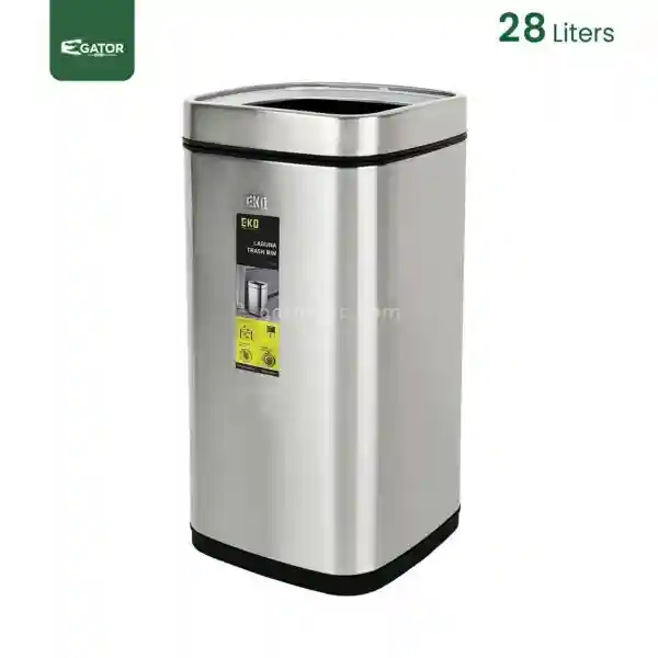 Fingerprint Proof Open Top Bin Gator SS50-28