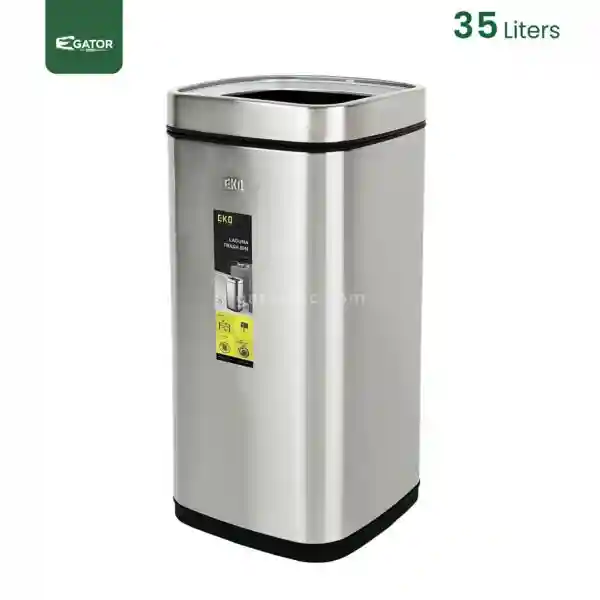 Fingerprint Proof Open Top Bin Gator SS50-35