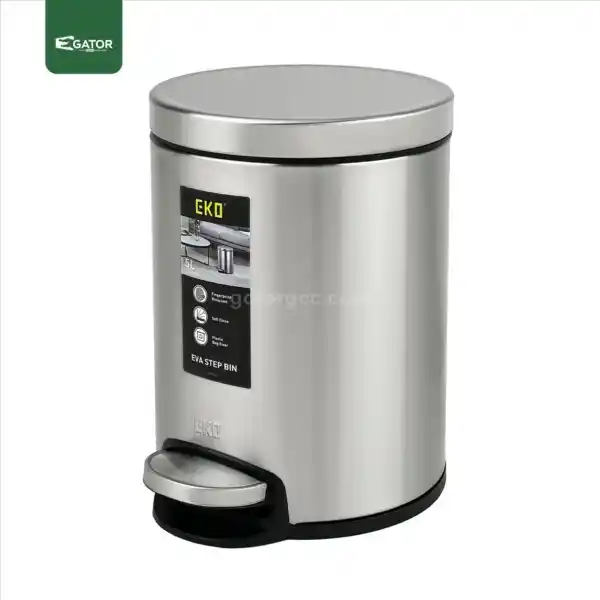 Fingerprint Resistant Pedal Bin Gator UAE SS75-5