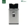 Front View Touchless Sensor Bin Gator SS40-80