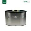 Front view Stainless Steel Recycle Bin 240L Gator UAE RB32