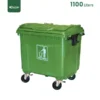 Green 1100 Liter Mobile Garbage Bin Gator UAE GC48G-1100