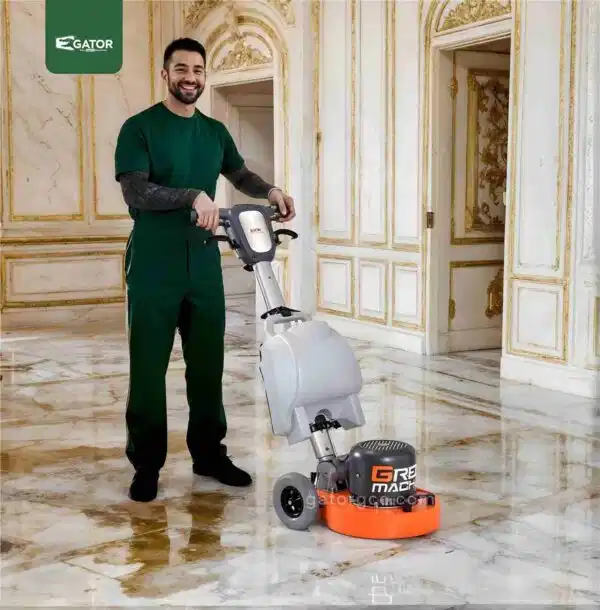 Green Machine With Single Disc Floor Scrubber Gator UAE LM11