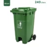Green Plastic Garbage Bin Gator UAE GC50G