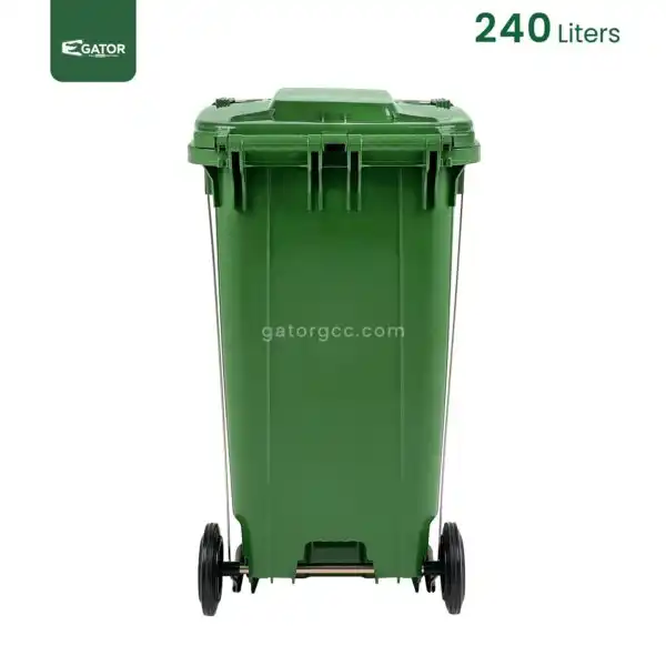 Green Plastic Garbage Bin Gator UAE GC50G-240