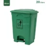 Green Plastic Waste Bin 20L gator Bins GC35G