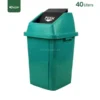 Green Push Lid Waste Bin Gator GC14G-40