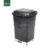 Grey 70L Pedal Garbage Bin Gator GC09A-70