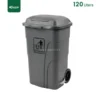 Grey Wheeled Plastic Waste Bin Gator UAE GC01A