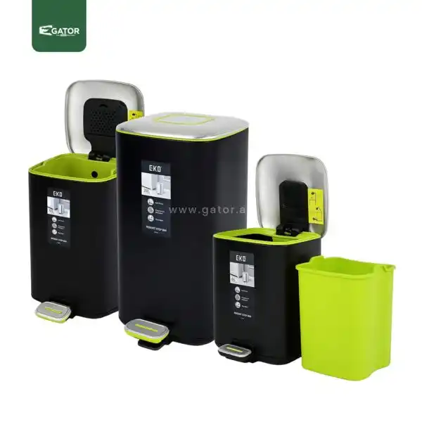 Group EKO Square Step Trash Bin Gator SS71
