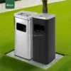 Group Live Square Ashtray Waste Bin Gator SS29