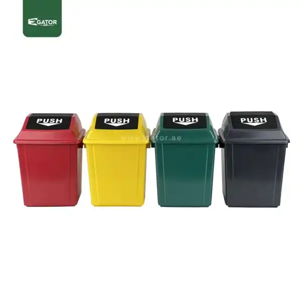 Group Push Lid Waste Bin Gator GC14